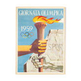 Affiche « gironata olimpica » 100 cm x 140 cm