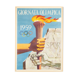 Affiche « gironata olimpica » 100 cm x 140 cm