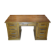 50s oak box desk, 150 x 80 cm