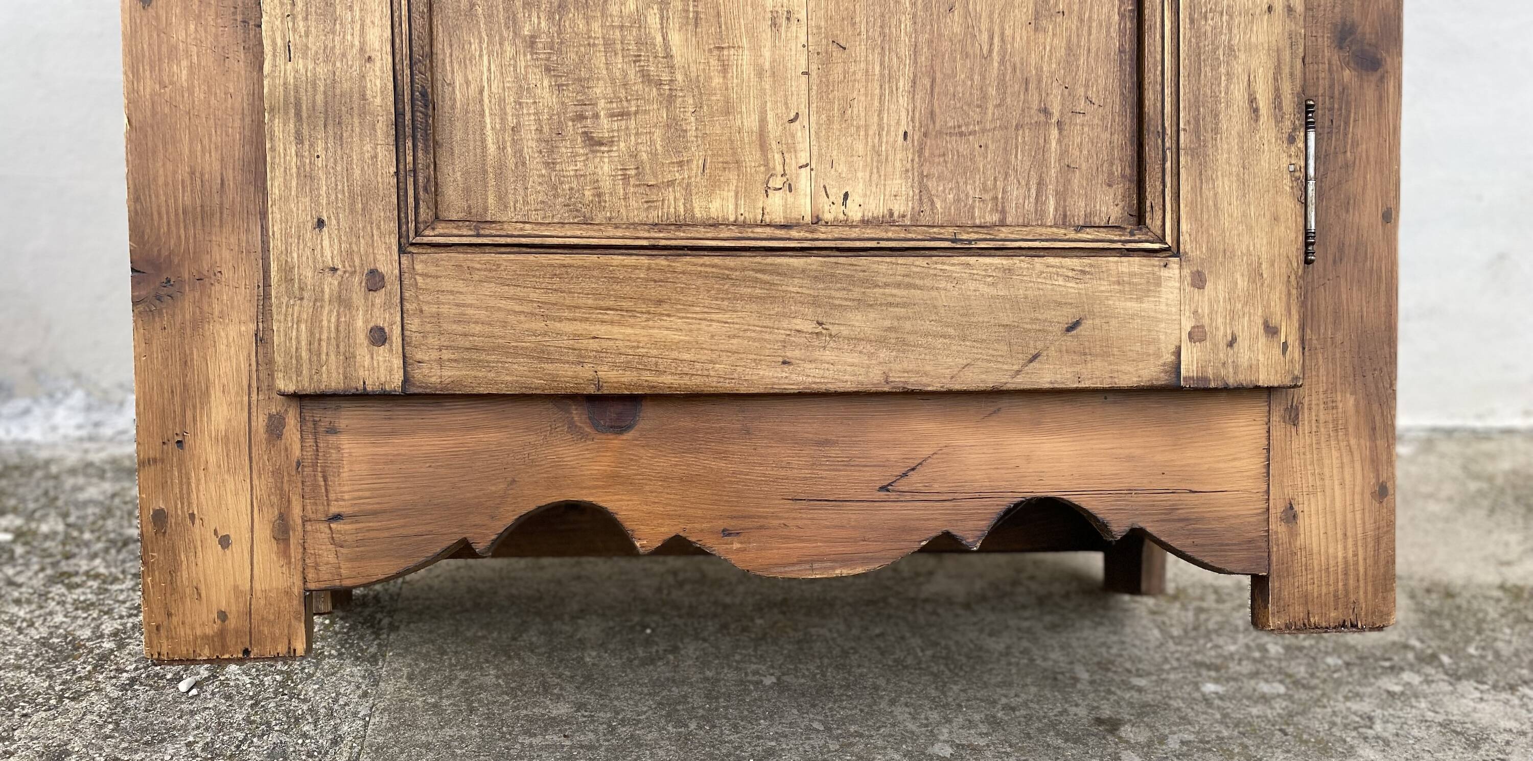 Jam cupboard with drawer from the beginning of the 20th century, mountain furniture