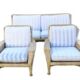 Vintage rattan lounge