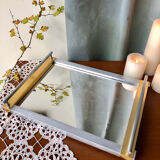 Metal tray & mirror
