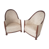 Art Deco armchairs