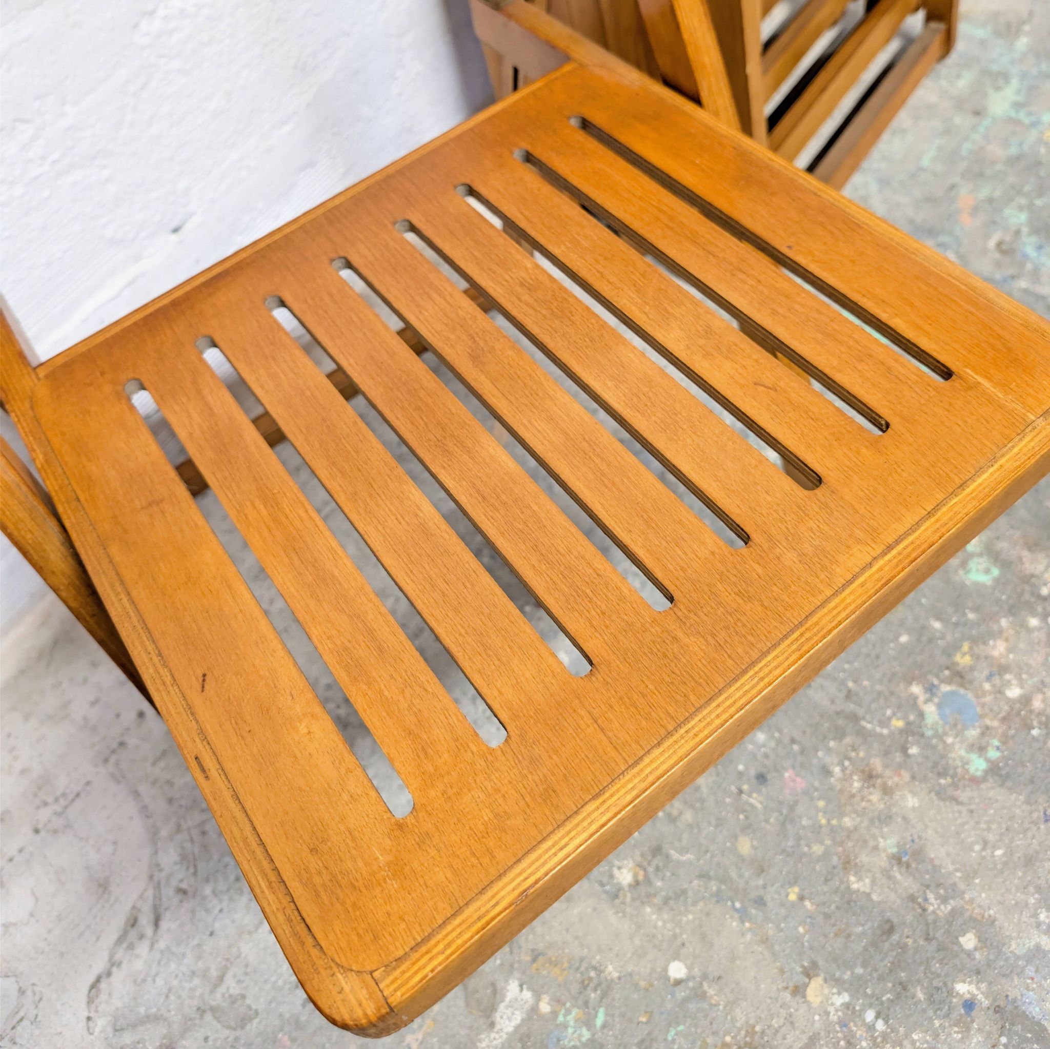 Chaise pliante en bois