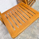 Chaise pliante en bois