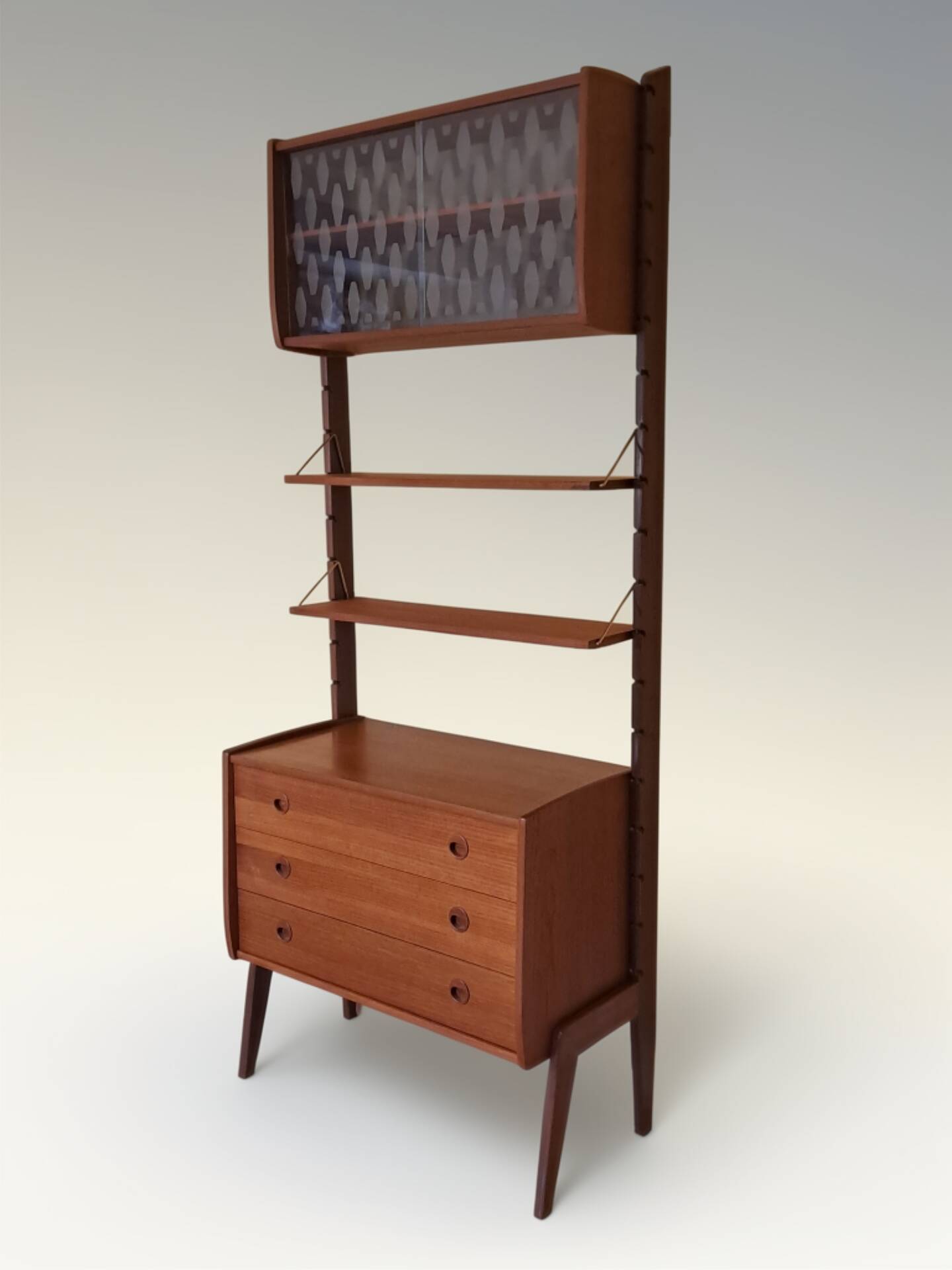 Ergo teak storage furniture, Scandinavian Vintage 1960s
