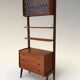 Ergo teak storage furniture, Scandinavian Vintage 1960s