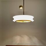 1 of 3 Awesome Adjustable Orion Glass Pendant Lamps from Staff