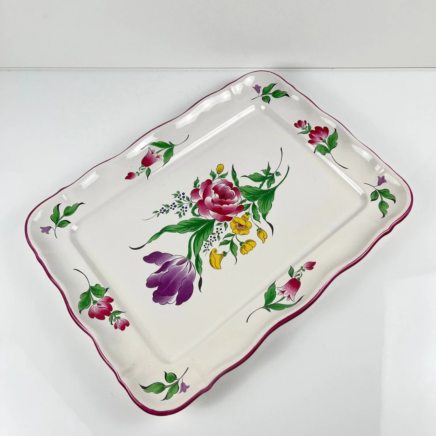 Rectangular plate model street lamp by KG Lunéville