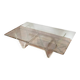 Table basse david lange. 1980. 130x80.