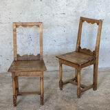 Paire de chaises Lorraine fin XIX eme