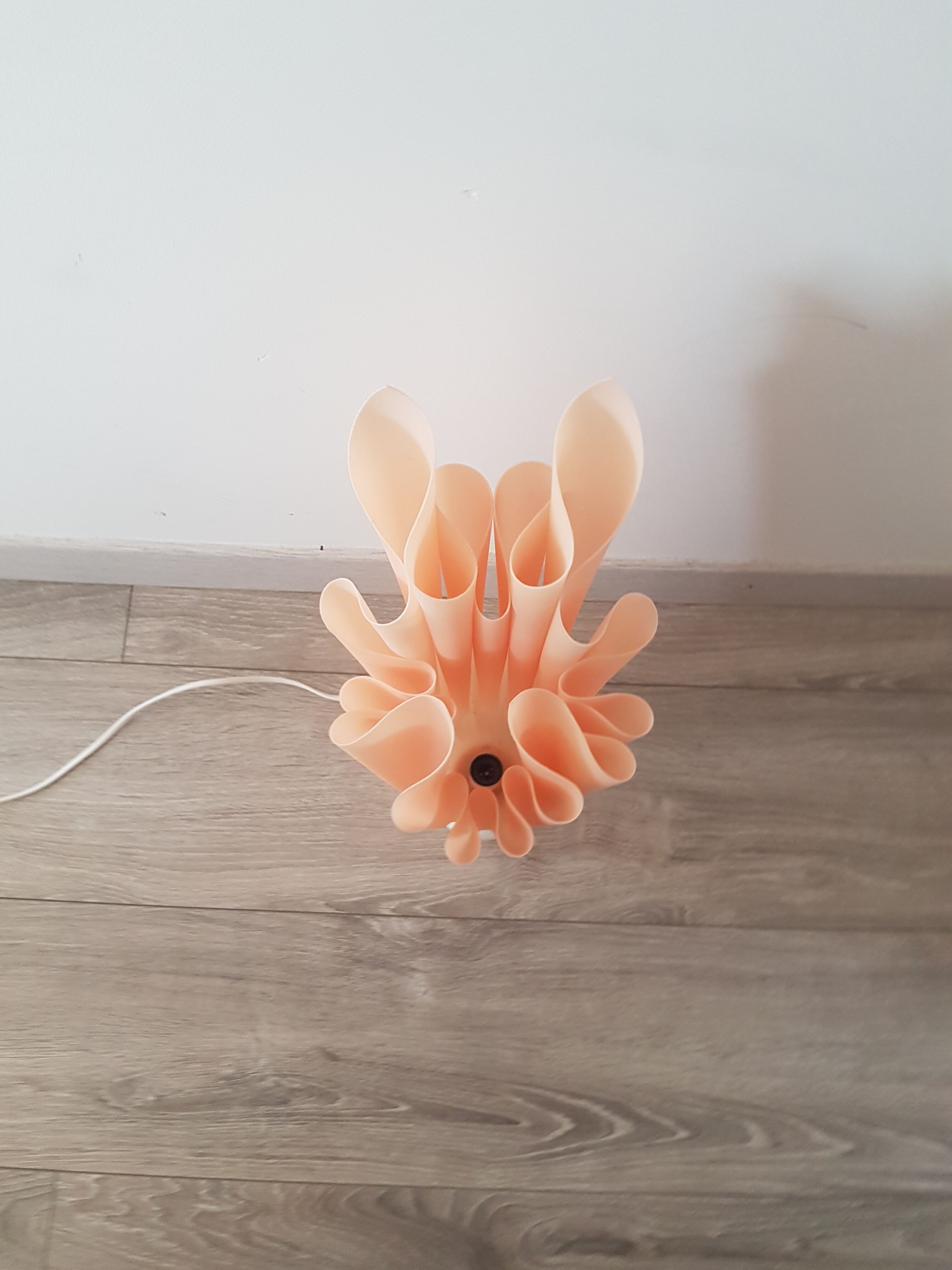 Superb vintage lamp by designer Georgia Jacob, Athena model signed and authenticated.