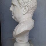 Vitellius plaster bust 60cm th mid 20th century