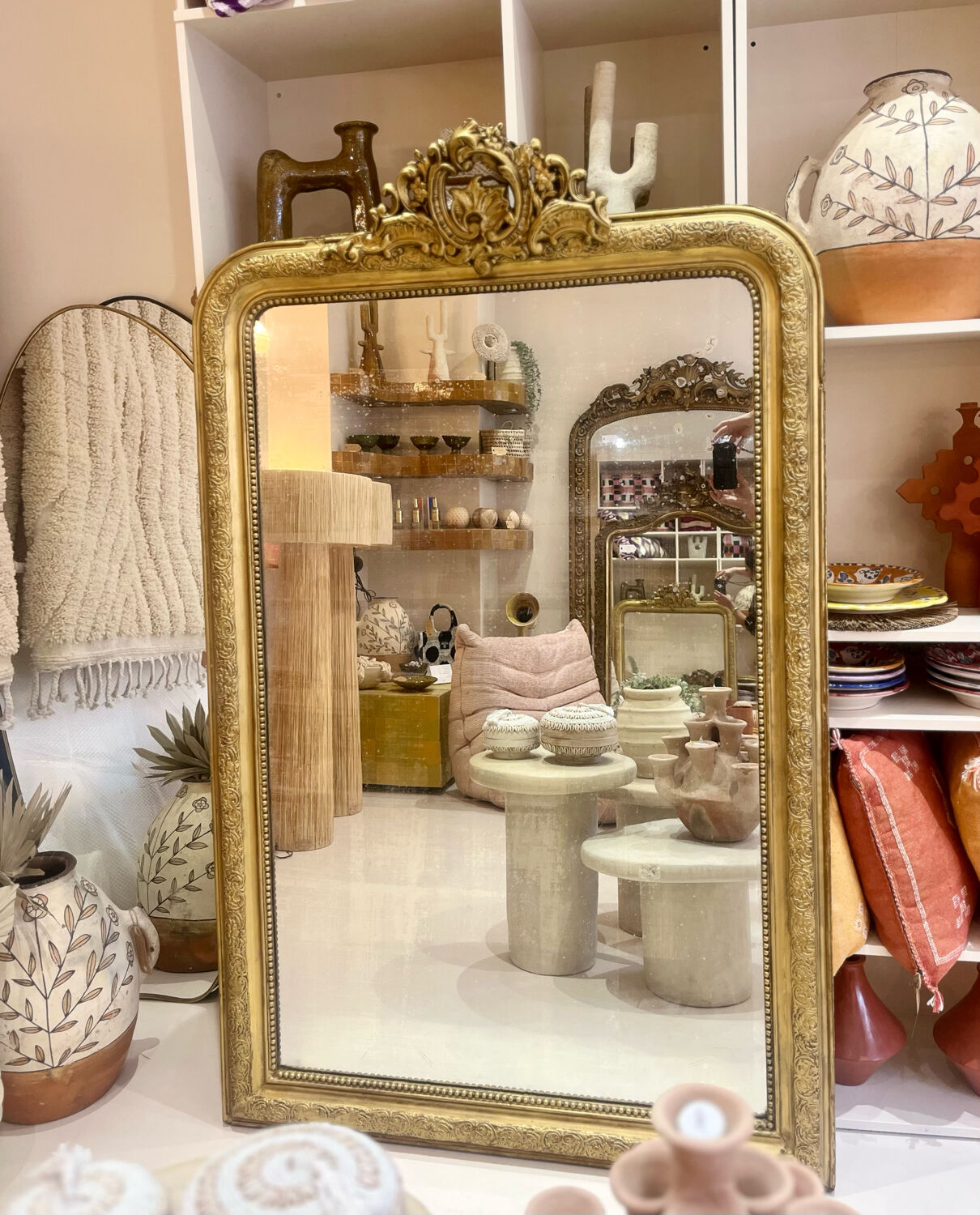 Antique mirror Louis Philippe 174X108 cm