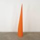 Orange ‘Lipstick’ mirror, Italian design, 1970s, designer: Rodolfo Bonetto