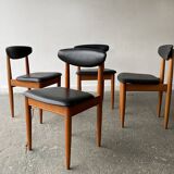 1960s Mid-Century dining table and dining chairs by Schreiber Furniture