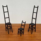 Vintage cast iron art sculptures, set of 3