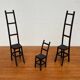 Vintage cast iron art sculptures, set of 3