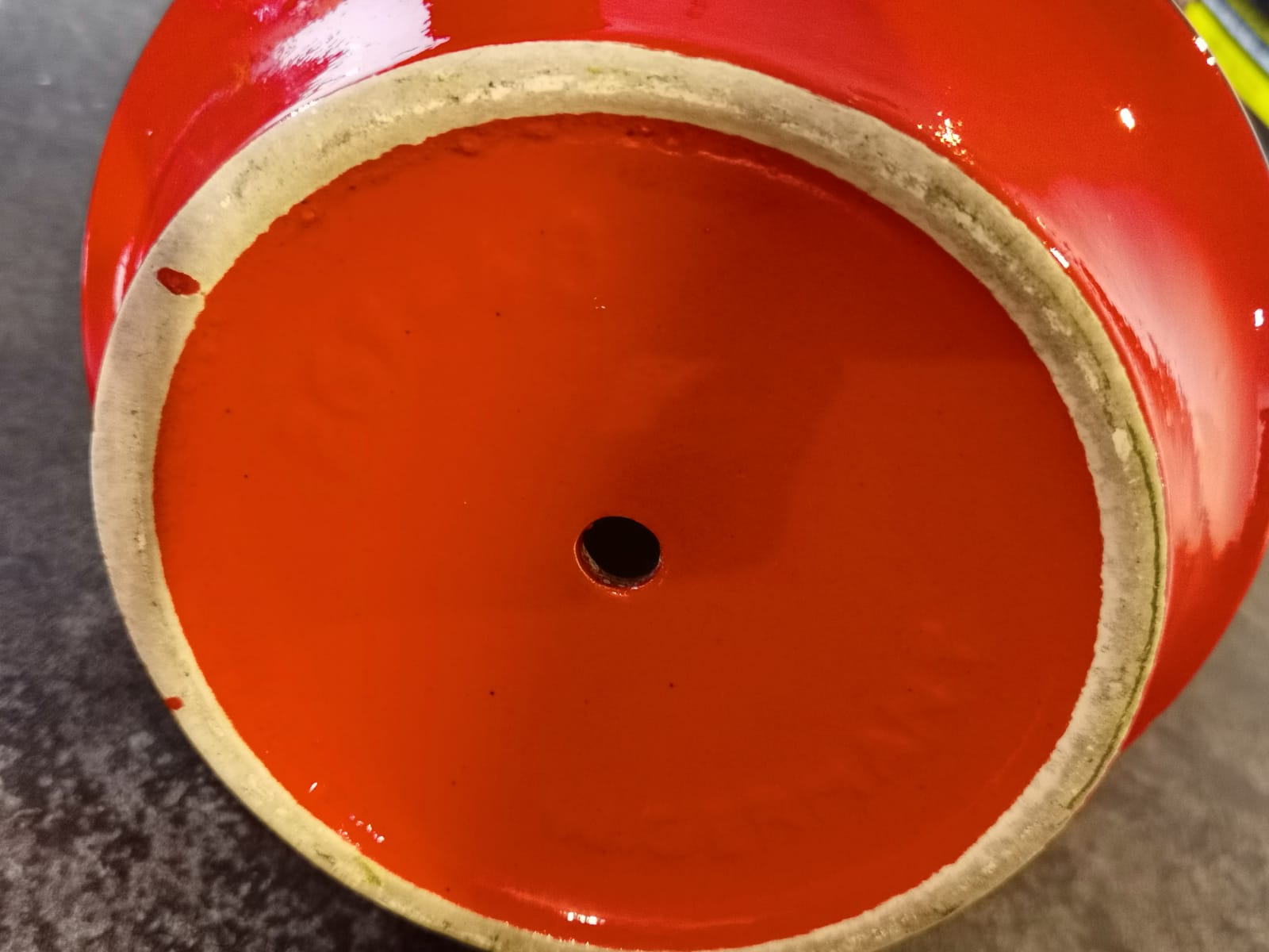 Vase XL west germany 267-48 glossy red ceramic