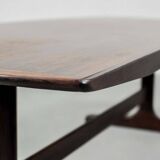 Large Fristho Dutch Design Rosewood Coffee Table for Topform, 1970s