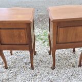 Pair of oak bedside tables