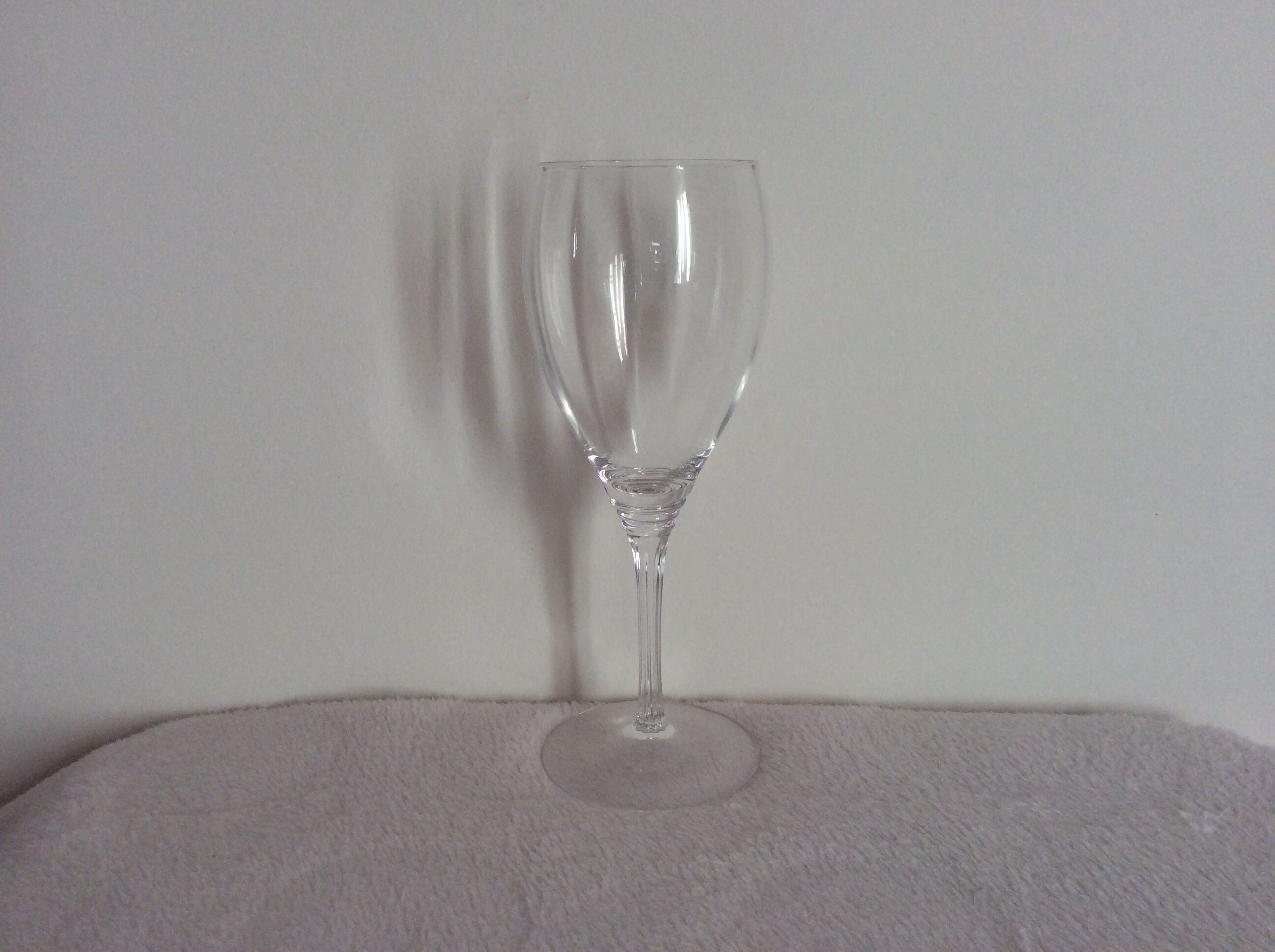 Lot of 6 water crystal of Arques glasses