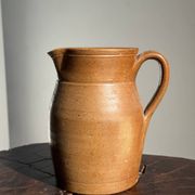 Large stoneware jug marked with pencil underneath H20 D11.