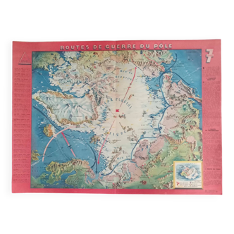 Poster / Map of the North Pole