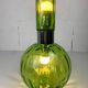 Midcentury extra large green glass tube pendant, Staff Leuchten 1960s-1970s