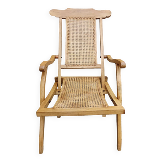 Cane deckchair year 1930