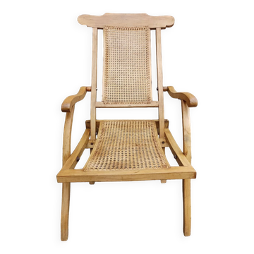 Cane deckchair year 1930