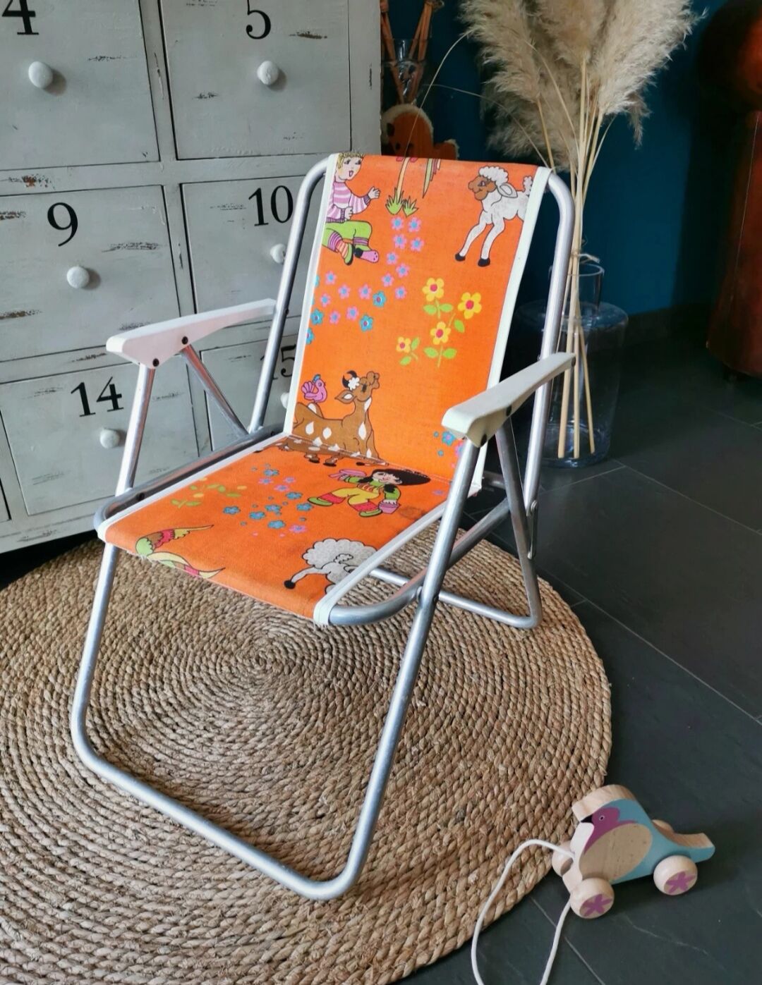 Camping armchair child, 60s/ 70s
