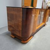 Art Deco Vanity Cabinet Attributed to Jindřich Halabala, Czechoslovakia, 19