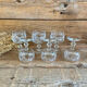 6 small vintage Luminarc glasses