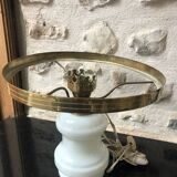 Opaline seventies lamp