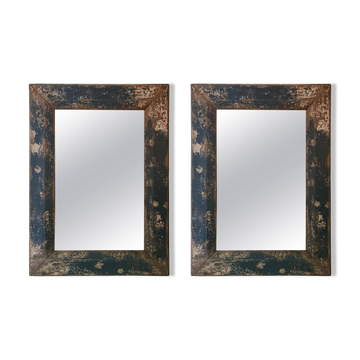 Paire de miroirs italiens du XVIIIe siècle