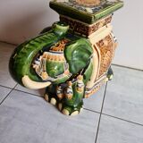 Elephant glazed earthenware