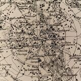 Lithograph on the sky 1900