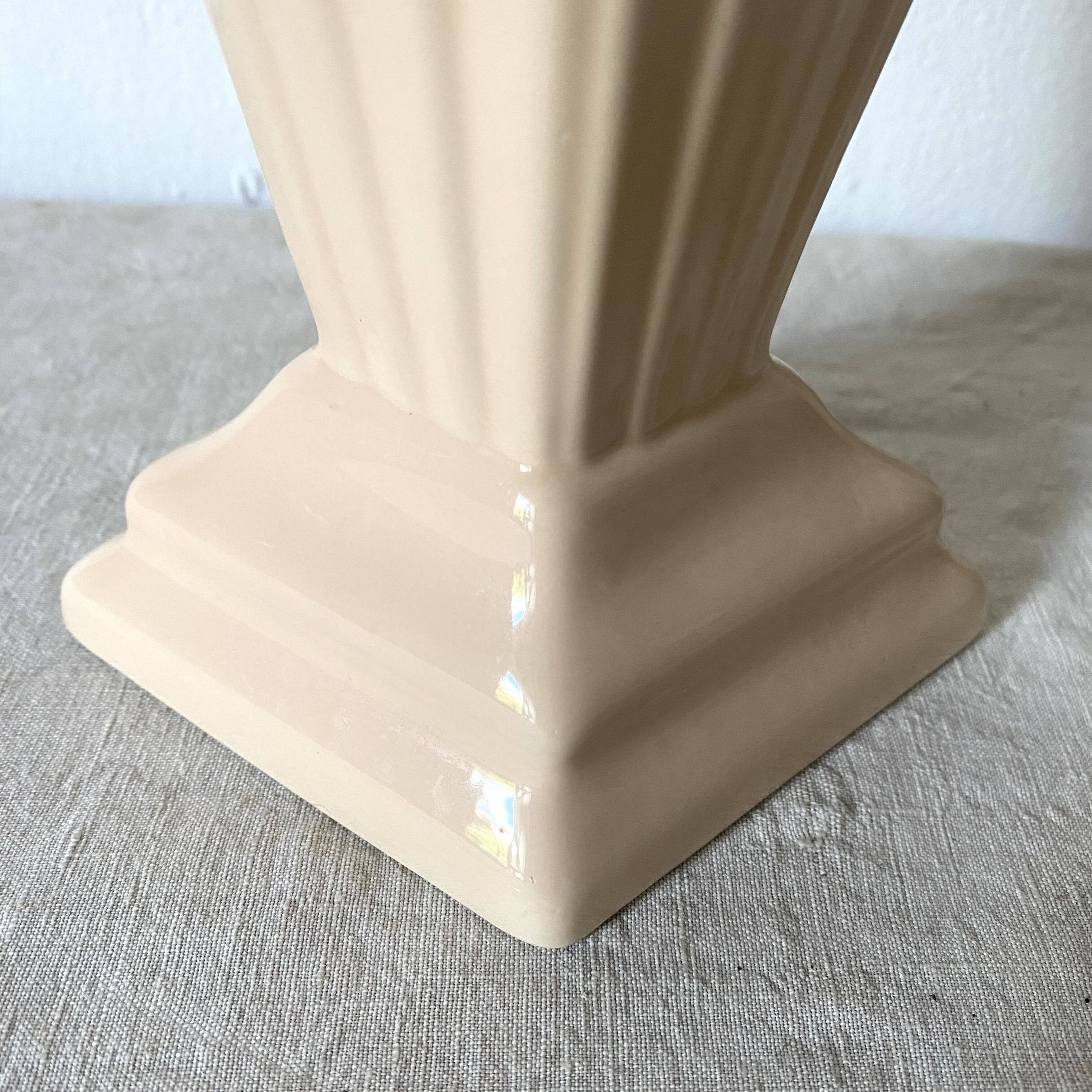 Art Deco cornet vase