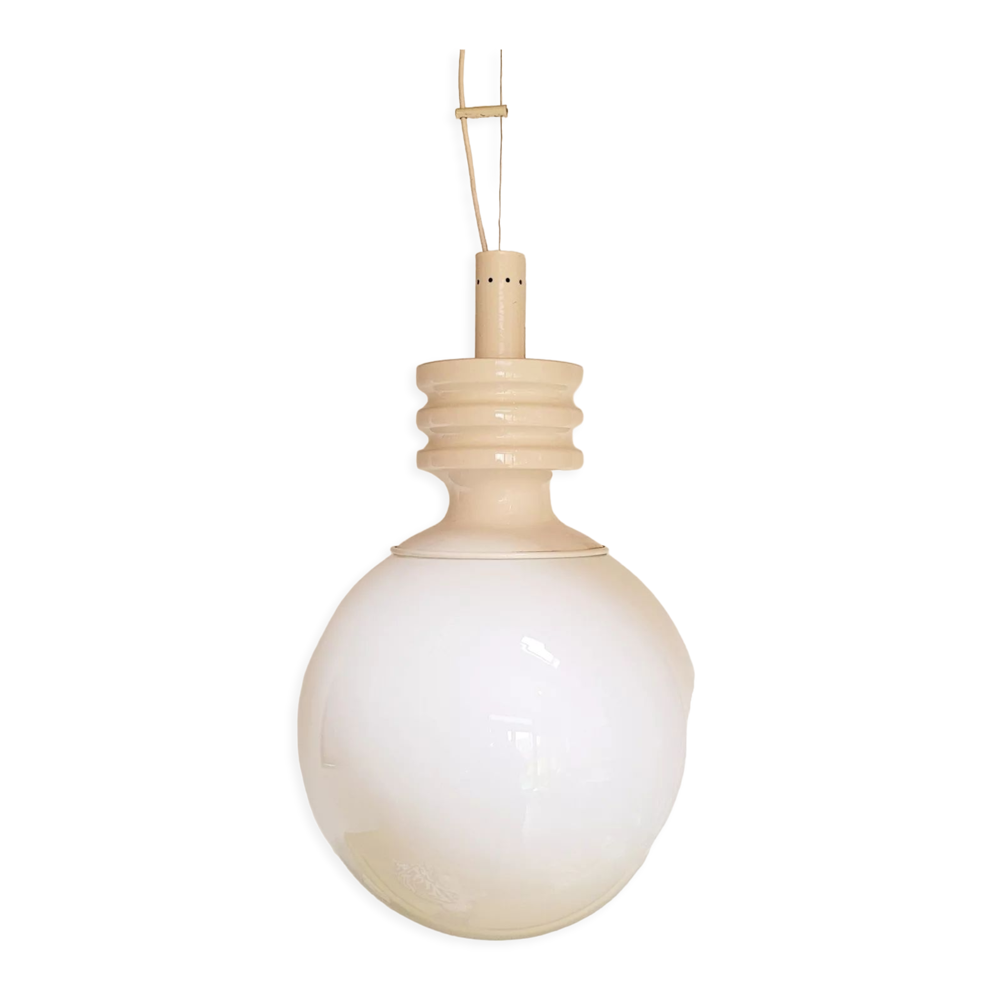 Large opaline suspension 1970s