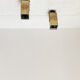 Pair of brass sconces by Pierre Disderot, 1960