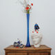 Large blue soliflore vase 70cm