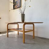 Oval coffee table beech 1980 Aalto Ikea