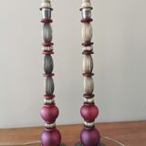 Pair of vintage lamp bases by Julie Prisca