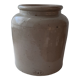 Old glazed sandstone pot