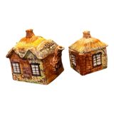 vintage Price Kensington "Cottage Ware" teapot and sugar bowl set.