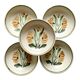 Salins floral hollow plates France