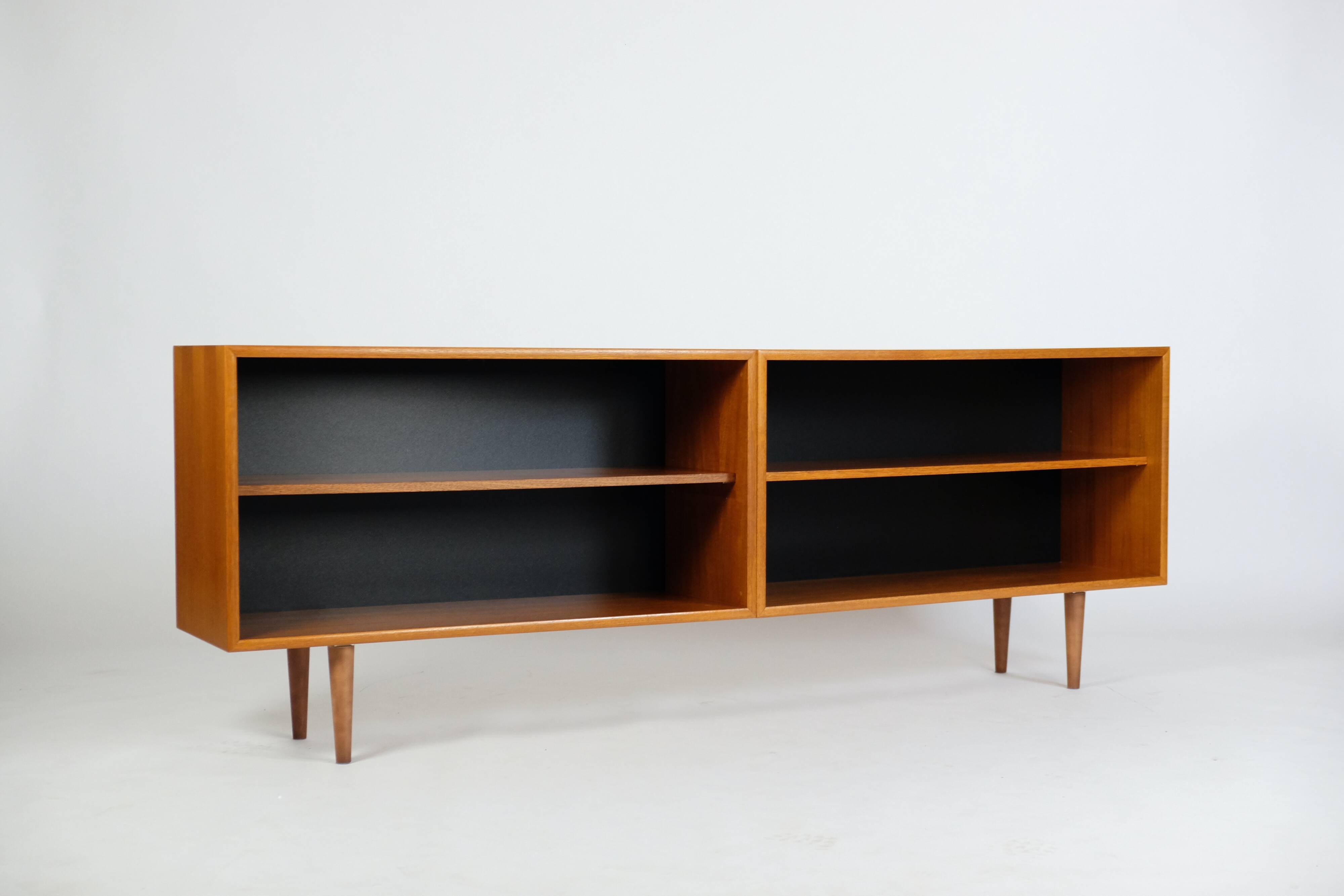 Mid-Century Teak Sideboard Bücherregal Regal Lowboard WK 60er Vintage