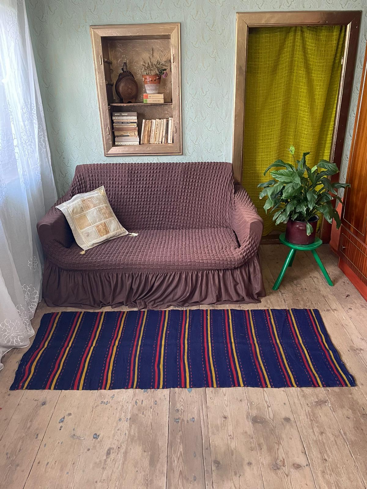 Romanian runner handwoven in wool 177x70cm
