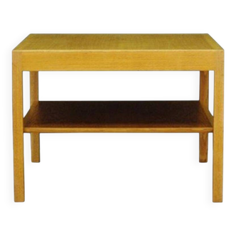 Table basse en frêne, design danois, années 1960, designer : Hans J. Wagner, fabricant